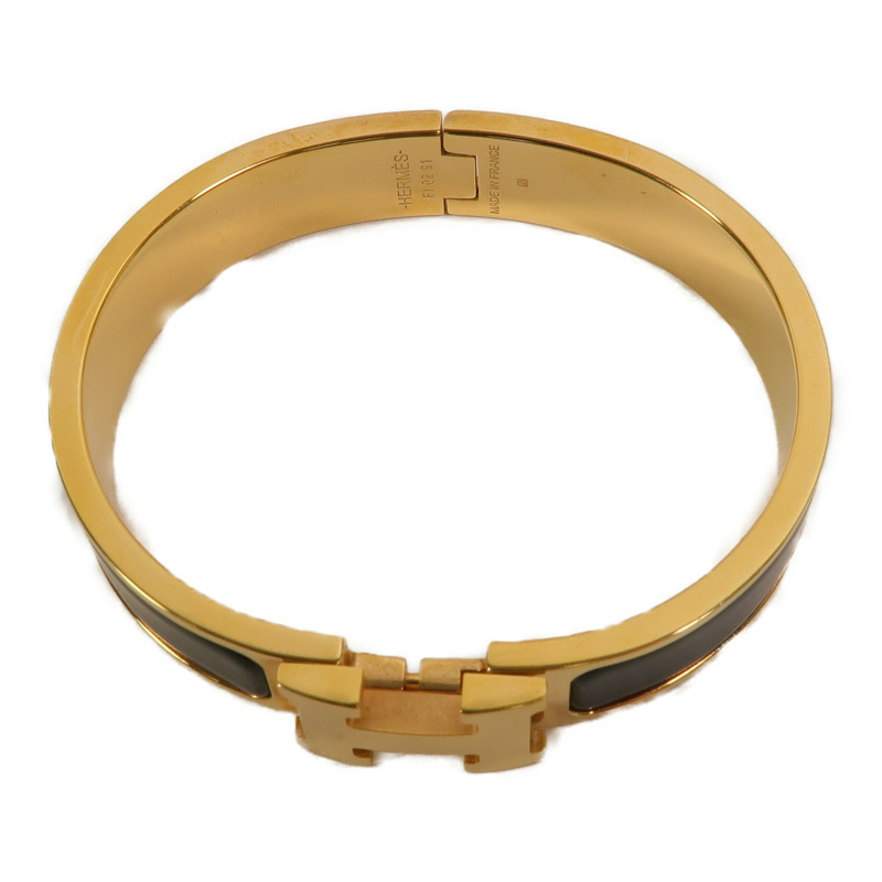 HERMES 金屬/琺瑯Clic H手鐲-3