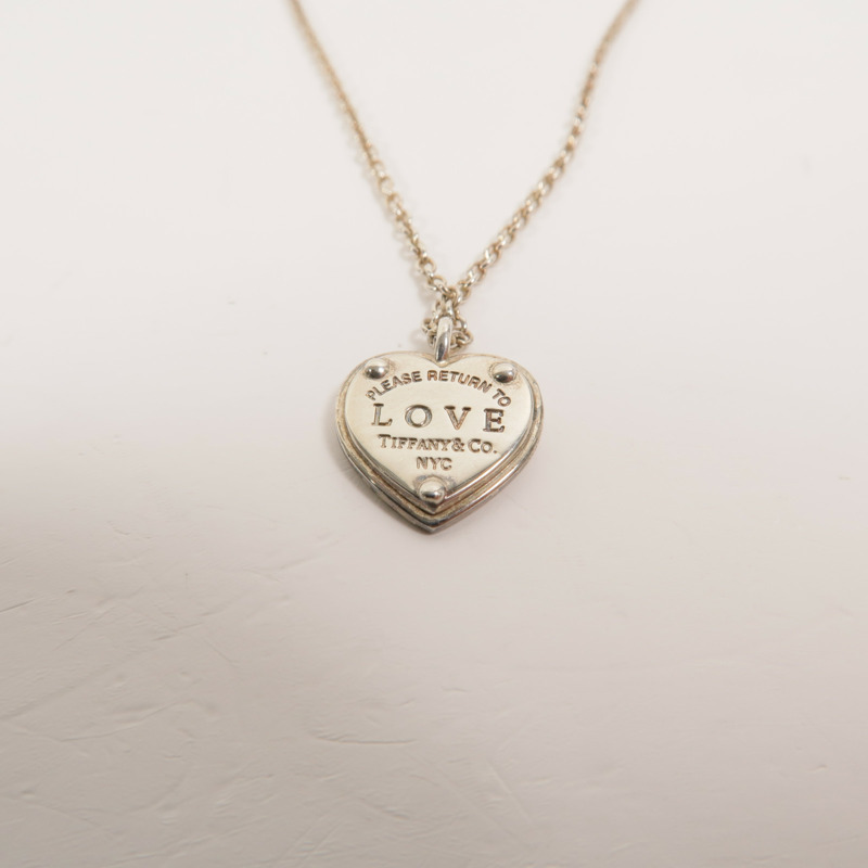 TIFFANY&CO 925純銀Heart Rock and Key Bracelet手鏈-3