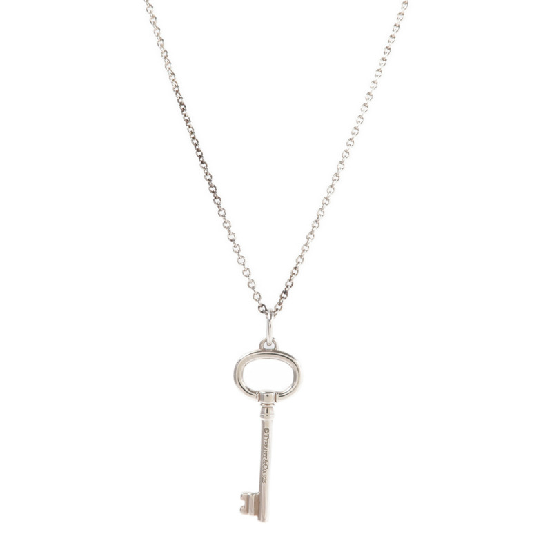 TIFFANY&CO 925純銀Key Pendant項鍊-1