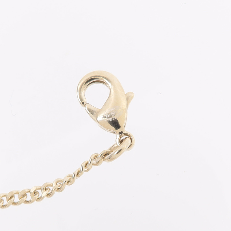 CHANEL 金屬Crystal Cut-Out CC Logo Necklace項鍊-6