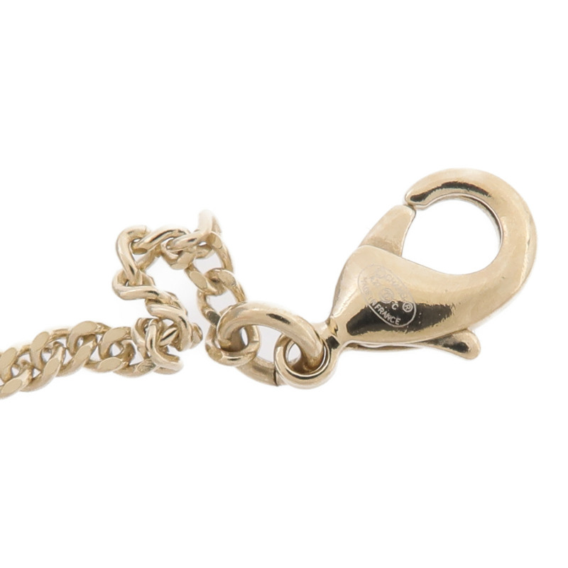 CHANEL 金屬Crystal Cut-Out CC Logo Necklace項鍊-7