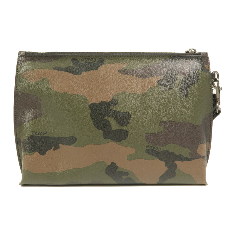 COACH 塗層帆布Carryall Pouch手拿包-1