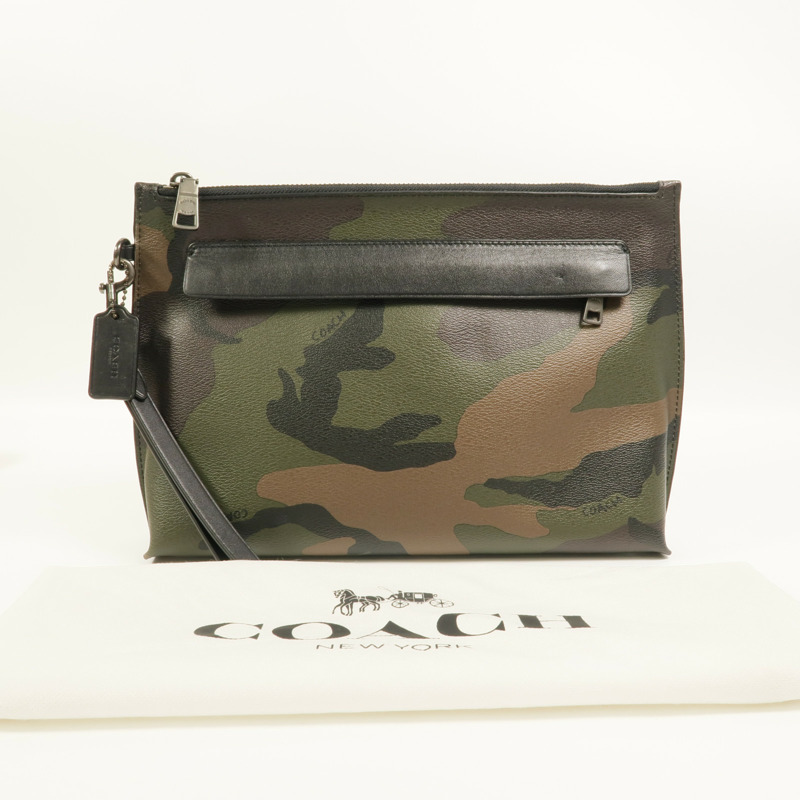 COACH 塗層帆布Carryall Pouch手拿包-7
