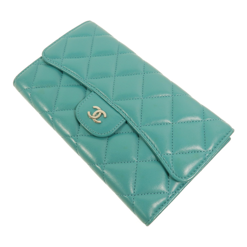 CHANEL 羊皮皮革Long Wallet長錢包-4