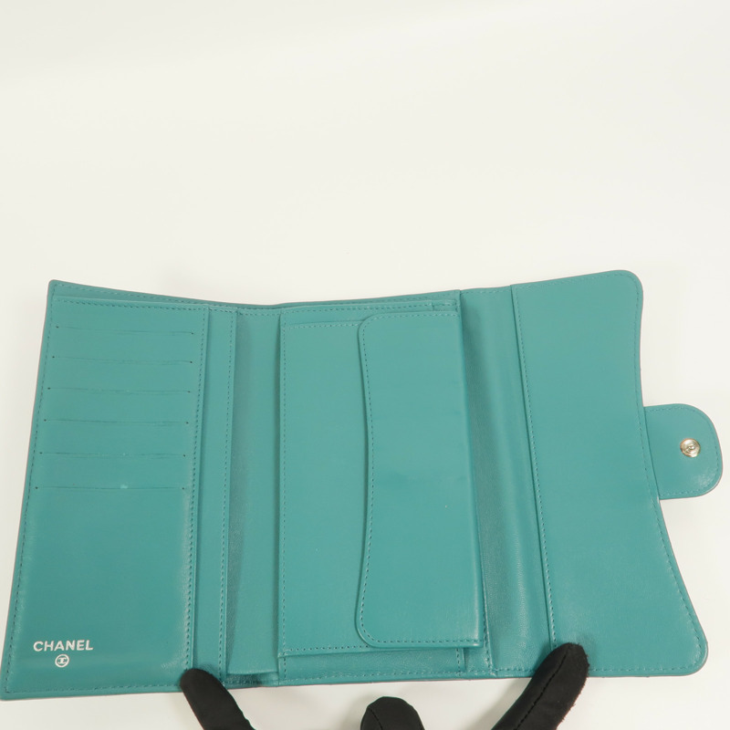 CHANEL 羊皮皮革Long Wallet長錢包-6