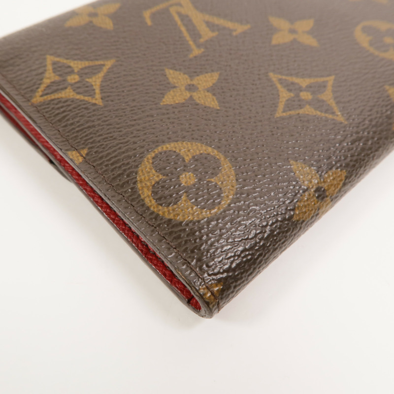 LOUIS VUITTON Monogram Emilie Long Wallet長錢包-13