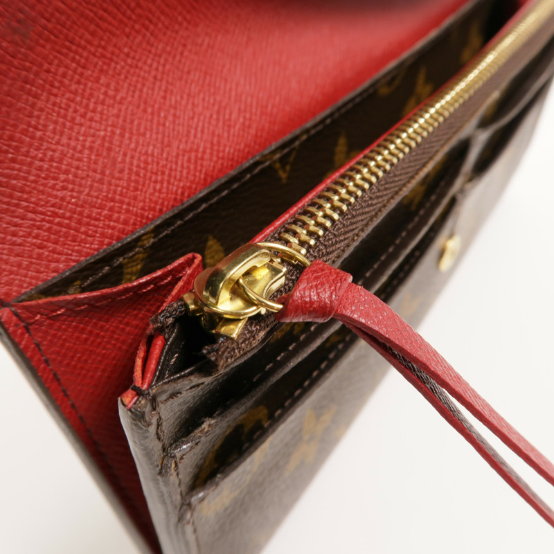 LOUIS VUITTON Monogram Emilie Long Wallet長錢包-16
