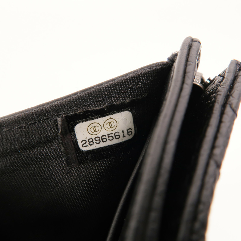 CHANEL 牛皮皮革Boy Wallet錢包-9