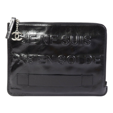 CHANEL 牛皮皮革Je Ne Suis Pas En Solde Clutch手拿包
