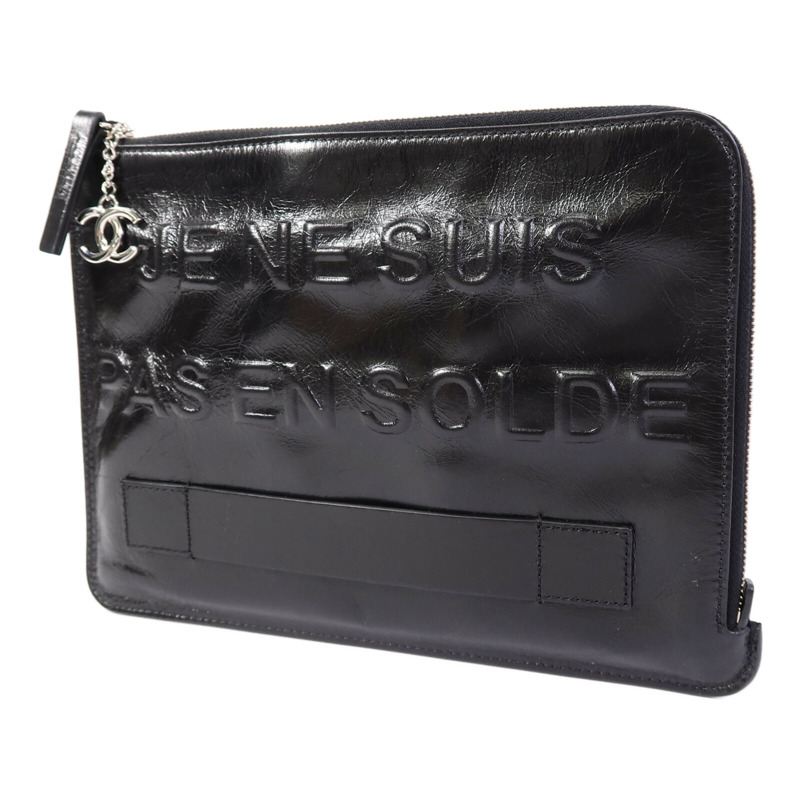 CHANEL 牛皮皮革Je Ne Suis Pas En Solde Clutch手拿包-2