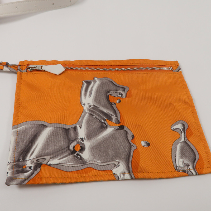 HERMES 絲質Silky City肩背袋-5