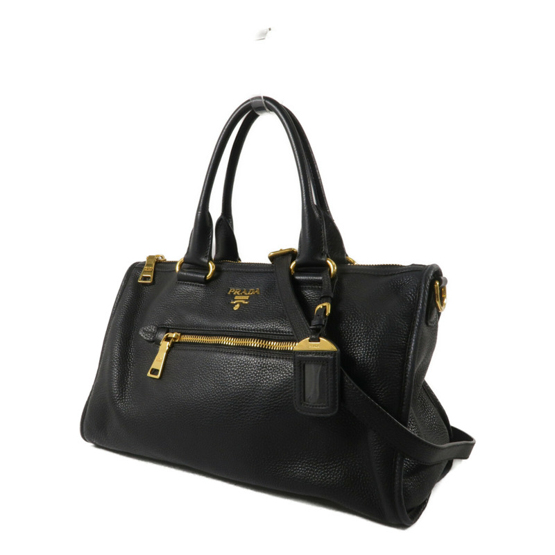 PRADA 牛皮皮革2Way Shoulder手挽肩背兩用袋-1