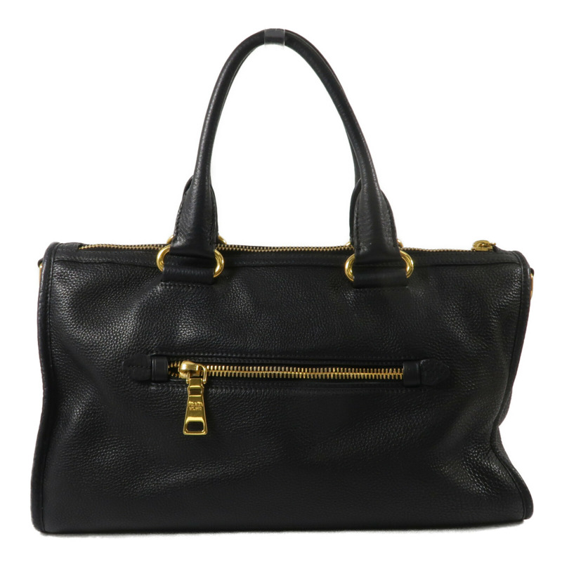 PRADA 牛皮皮革2Way Shoulder手挽肩背兩用袋-2