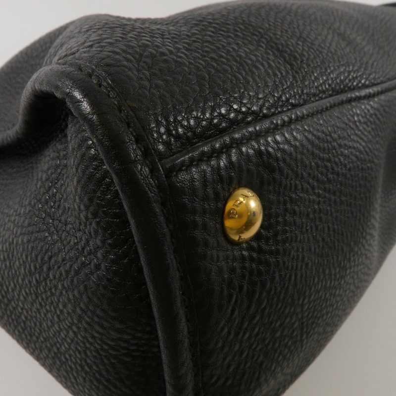 PRADA 牛皮皮革2Way Shoulder手挽肩背兩用袋-11