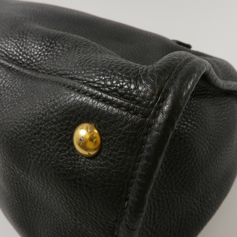 PRADA 牛皮皮革2Way Shoulder手挽肩背兩用袋-12