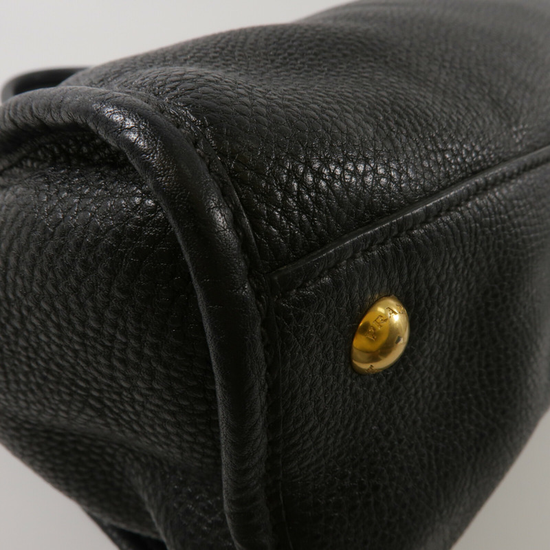 PRADA 牛皮皮革2Way Shoulder手挽肩背兩用袋-13