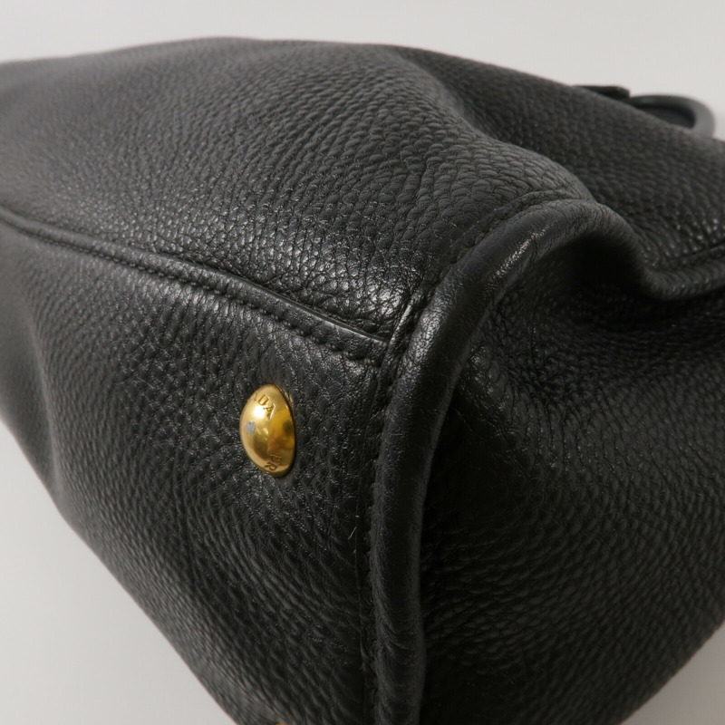 PRADA 牛皮皮革2Way Shoulder手挽肩背兩用袋-14