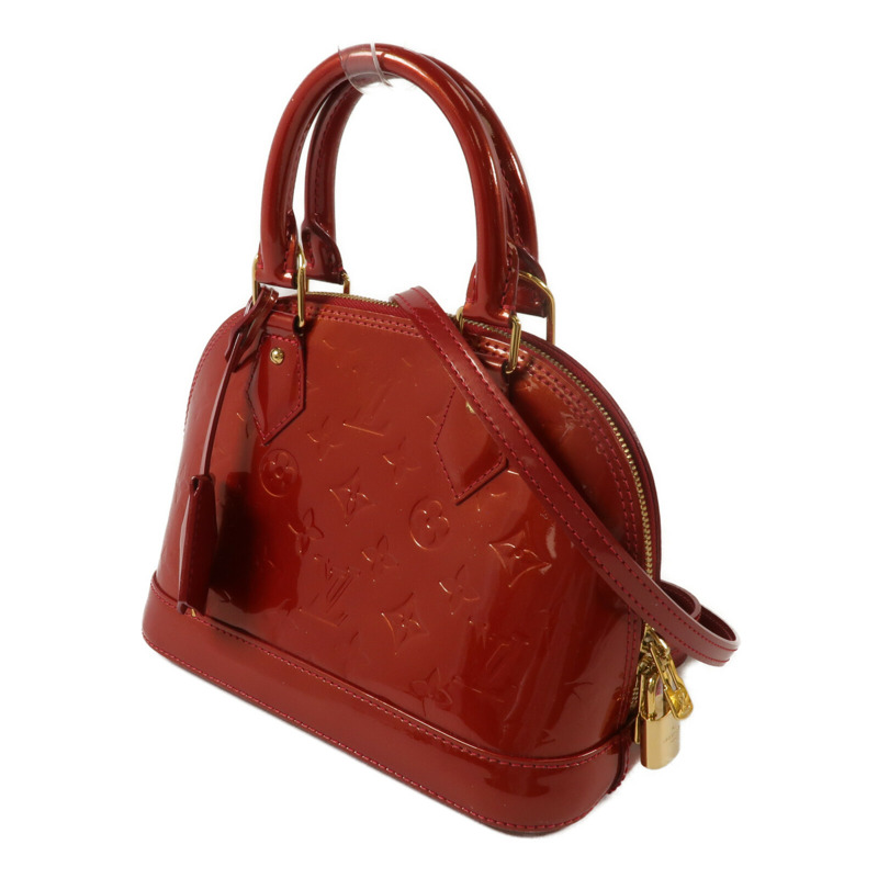 LOUIS VUITTON Monogram Vernis Alma BB手挽肩背兩用袋-1