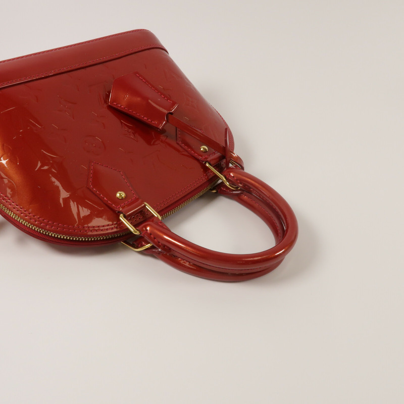 LOUIS VUITTON Monogram Vernis Alma BB手挽肩背兩用袋-7