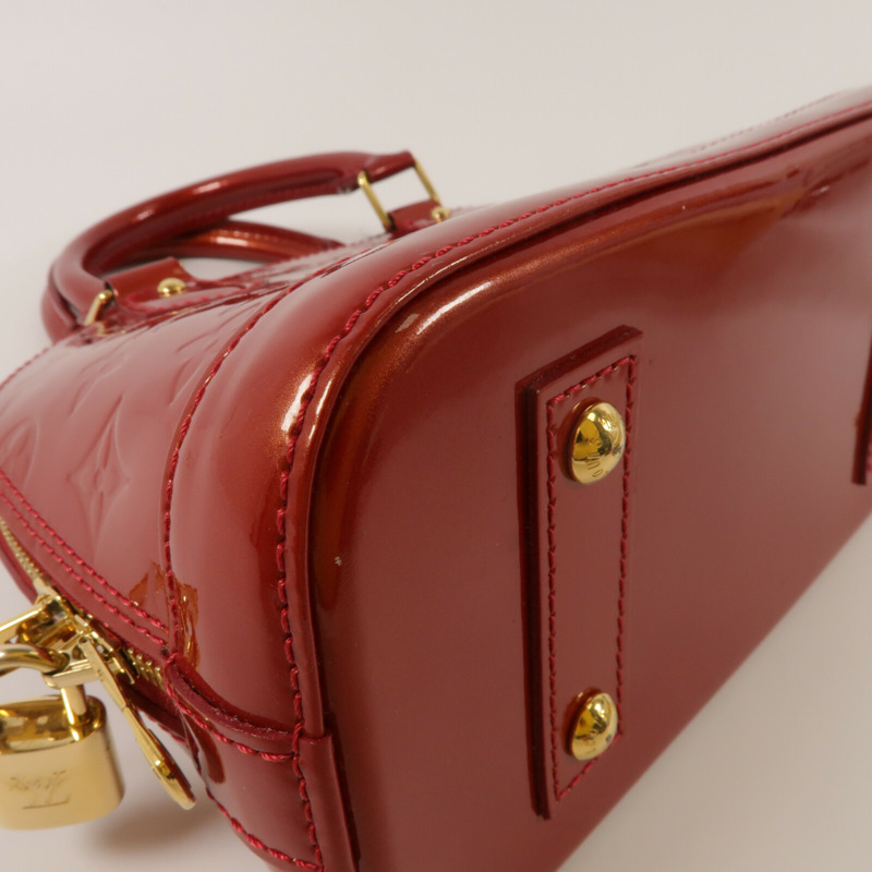 LOUIS VUITTON Monogram Vernis Alma BB手挽肩背兩用袋-12