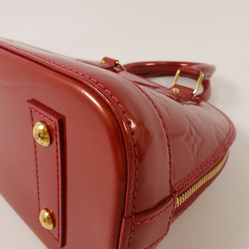 LOUIS VUITTON Monogram Vernis Alma BB手挽肩背兩用袋-13