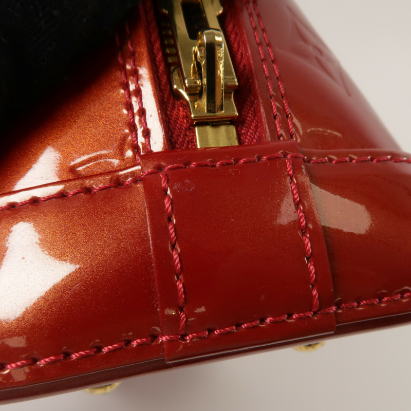 LOUIS VUITTON Monogram Vernis Alma BB手挽肩背兩用袋-17