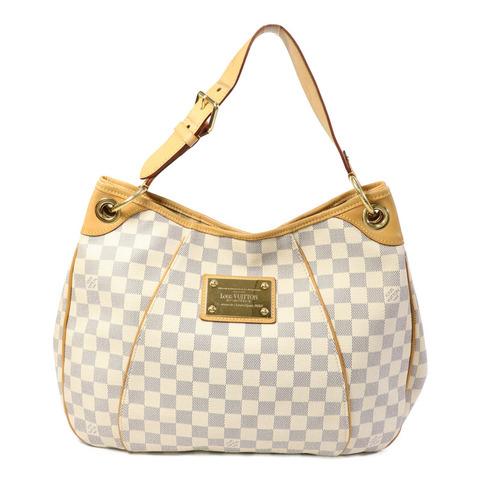 LOUIS VUITTON Damier Azur Galliera PM金扣肩背袋