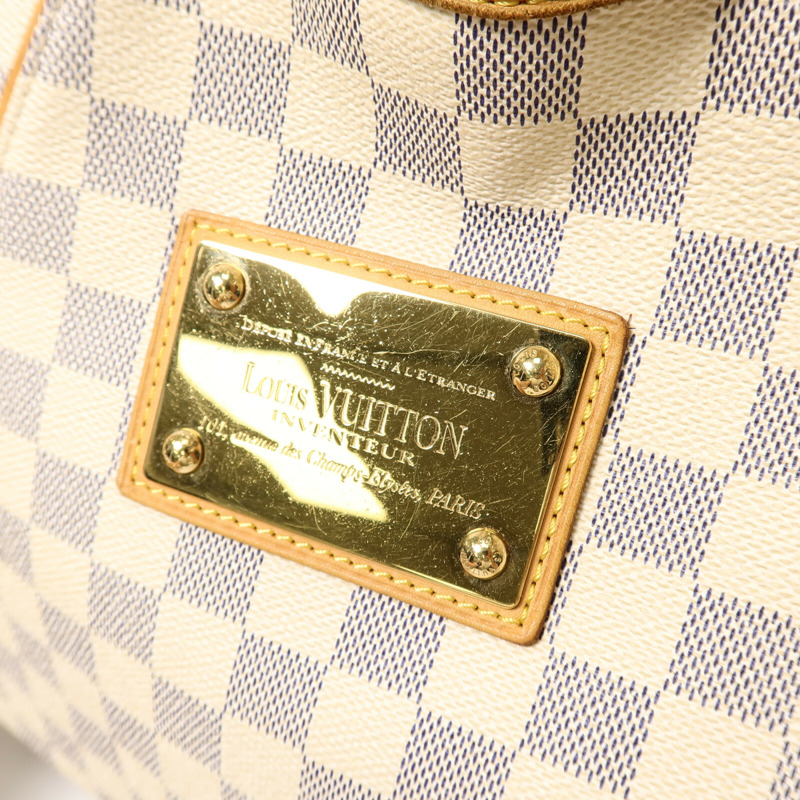 LOUIS VUITTON Damier Azur Galliera PM金扣肩背袋-6