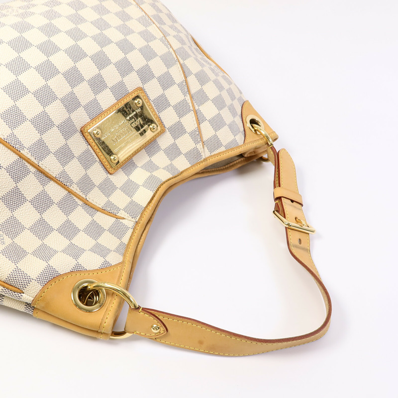 LOUIS VUITTON Damier Azur Galliera PM金扣肩背袋-9