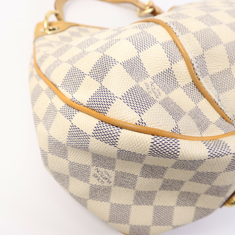 LOUIS VUITTON Damier Azur Galliera PM金扣肩背袋-13