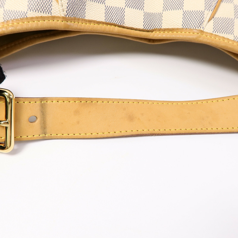 LOUIS VUITTON Damier Azur Galliera PM金扣肩背袋-14