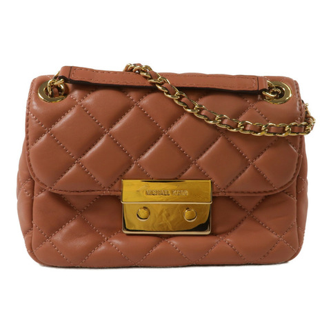 Michael Kors 羊皮皮革Chain Shoulder鏈帶肩背袋