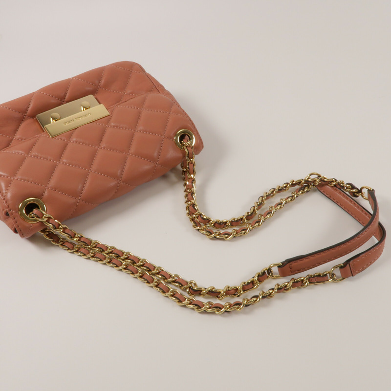 Michael Kors 羊皮皮革Chain Shoulder鏈帶肩背袋-9