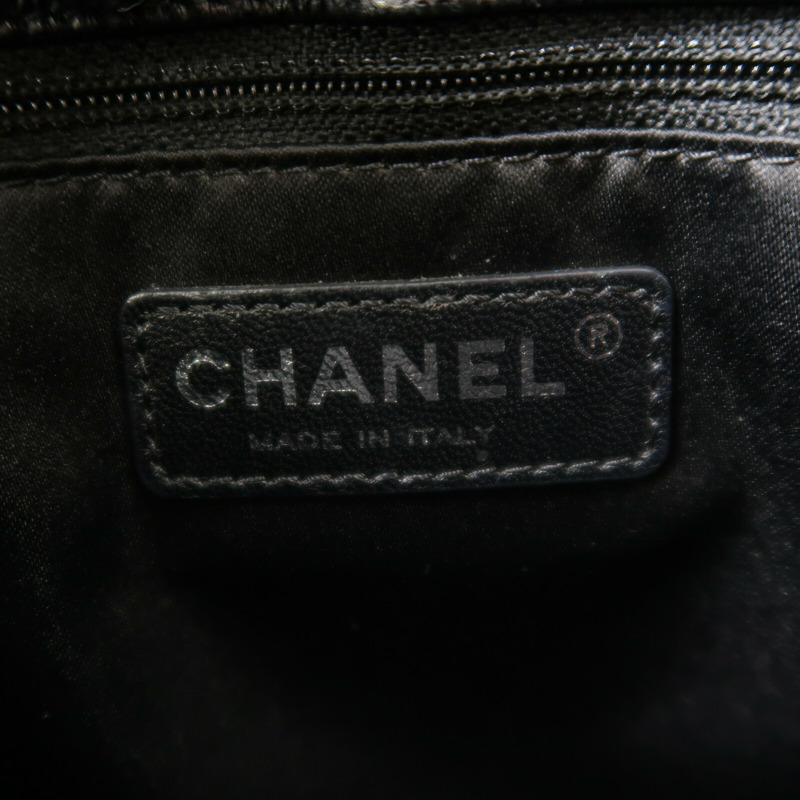 CHANEL 牛皮皮革GST Grand Shopping Tote Bag鏈帶肩背袋-5