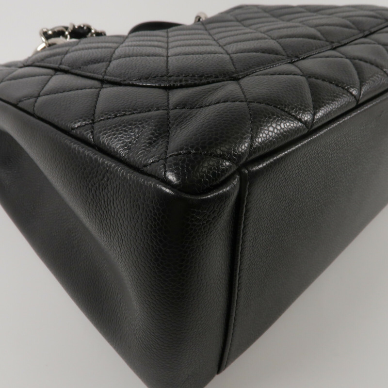 CHANEL 牛皮皮革GST Grand Shopping Tote Bag鏈帶肩背袋-10