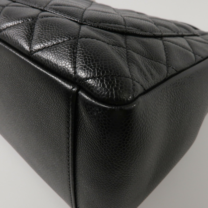 CHANEL 牛皮皮革GST Grand Shopping Tote Bag鏈帶肩背袋-11