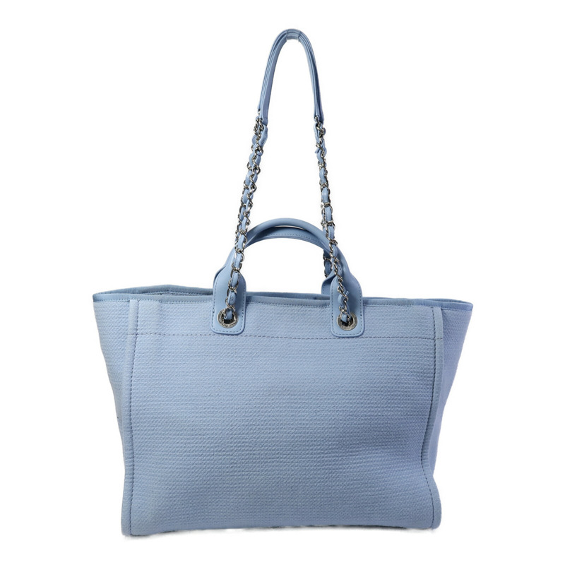 CHANEL 帆布Deauville Tote Medium手挽袋-1