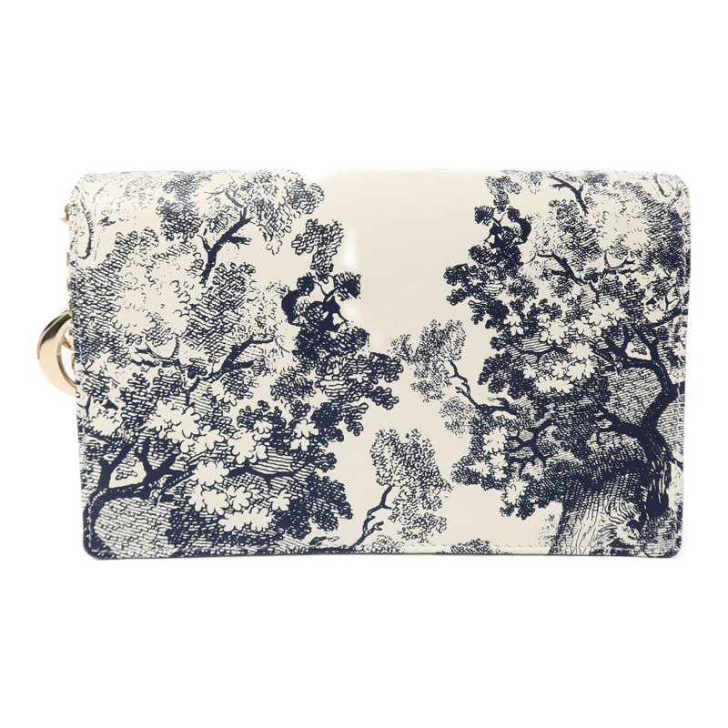 Dior 牛皮皮革Toile De Jouy WOC鏈帶肩背袋-1