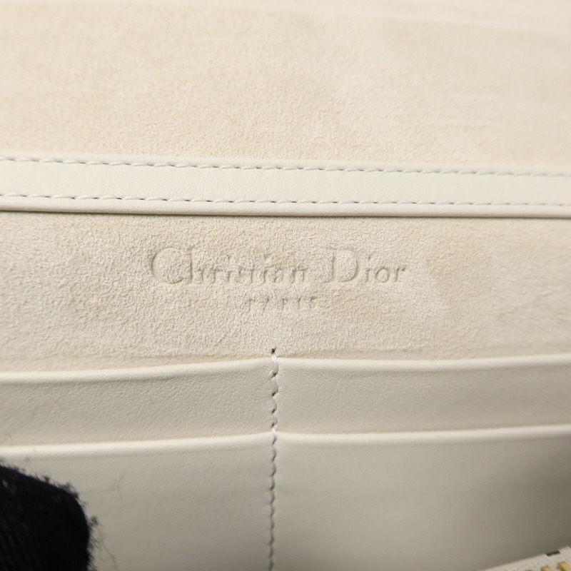 Dior 牛皮皮革Toile De Jouy WOC鏈帶肩背袋-5
