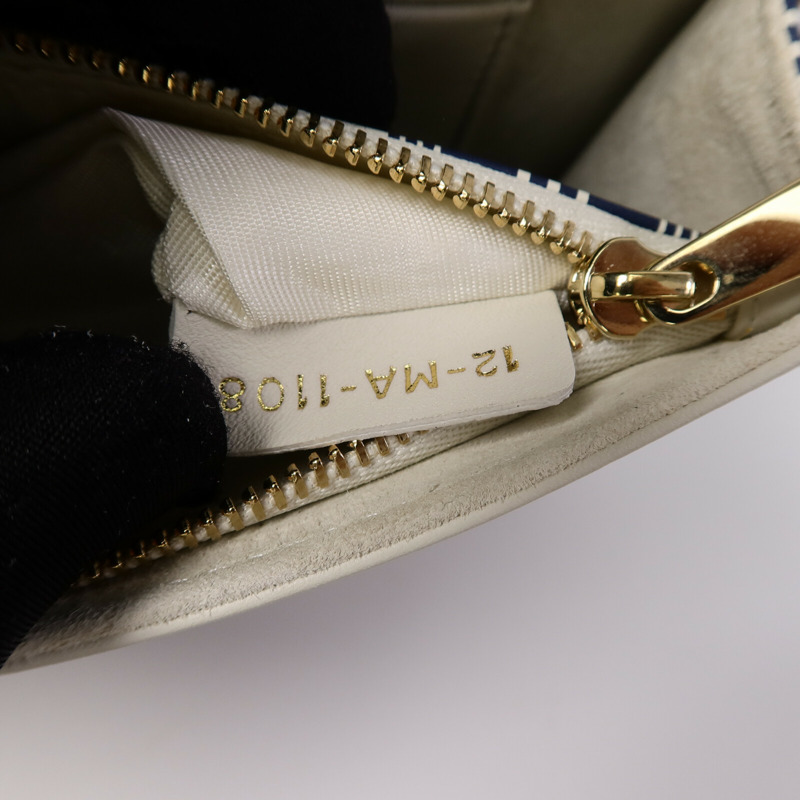 Dior 牛皮皮革Toile De Jouy WOC鏈帶肩背袋-7