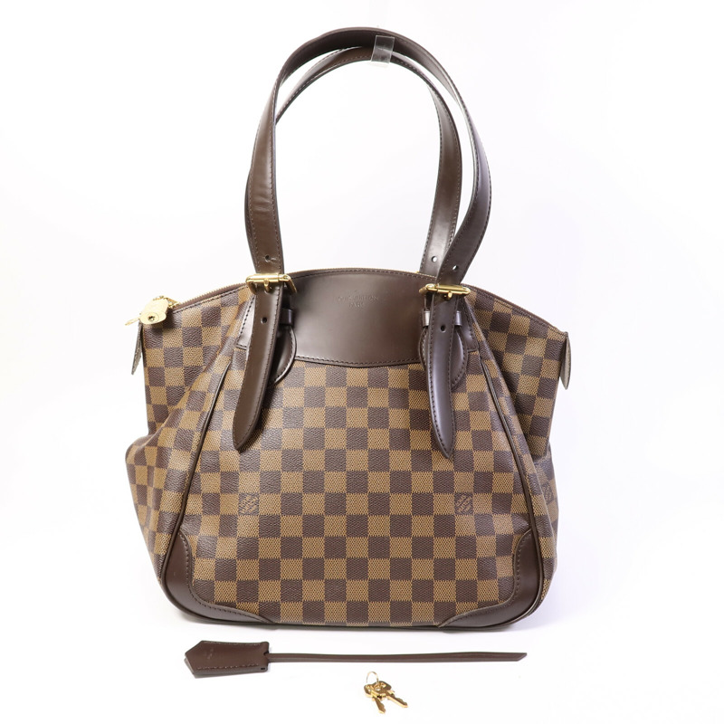 LOUIS VUITTON Damier Verona MM肩背袋-9