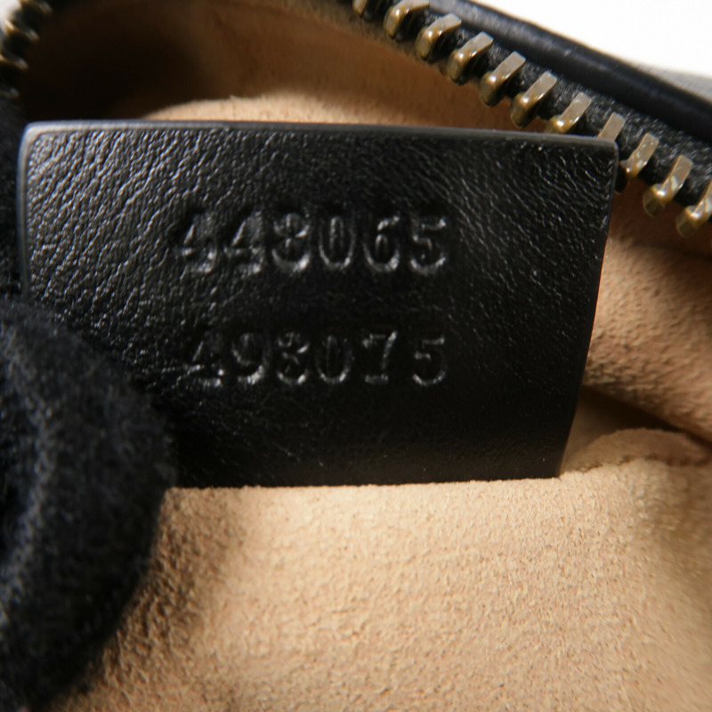 GUCCI 羊皮皮革GG Marmont Mini鏈帶肩背袋-6