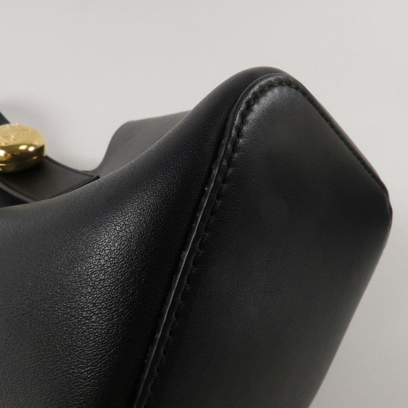 LOEWE 牛皮皮革Mini Pebble Bucket Bag手挽肩背兩用袋-10