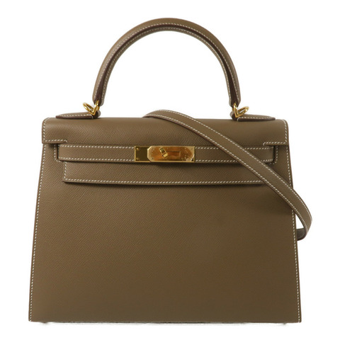 HERMES Kelly 28手挽肩背兩用袋Etoupe