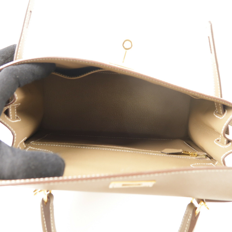 HERMES Kelly 28手挽肩背兩用袋Etoupe-4