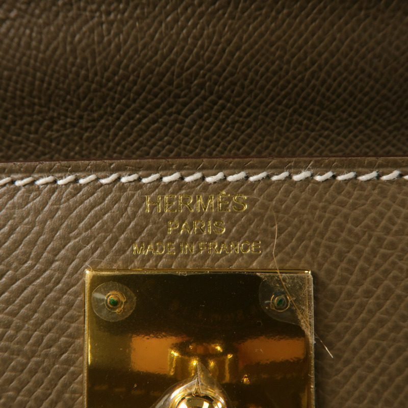 HERMES Kelly 28手挽肩背兩用袋Etoupe-5