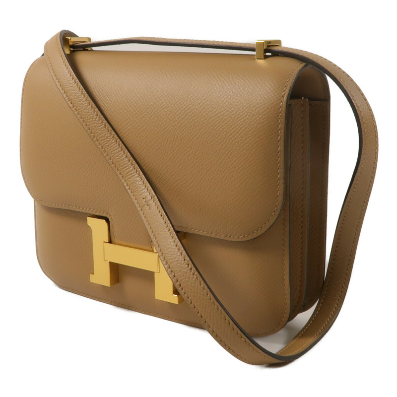 HERMES Epsom皮革Constance Mini肩背袋Chai-1