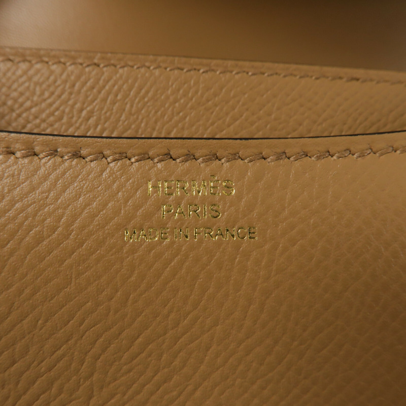 HERMES Epsom皮革Constance Mini肩背袋Chai-5