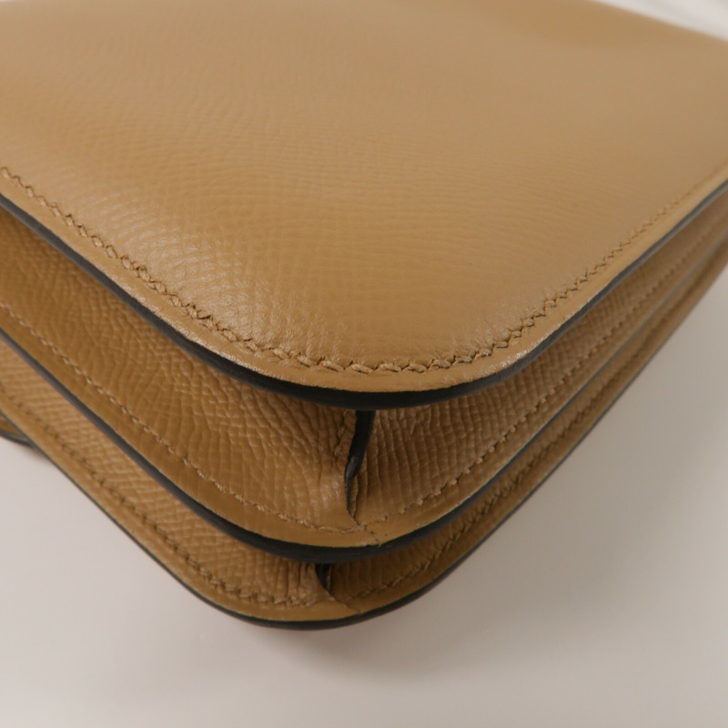 HERMES Epsom皮革Constance Mini肩背袋Chai-12