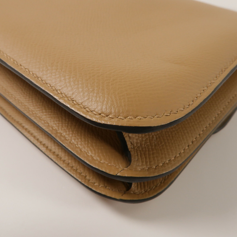 HERMES Epsom皮革Constance Mini肩背袋Chai-13